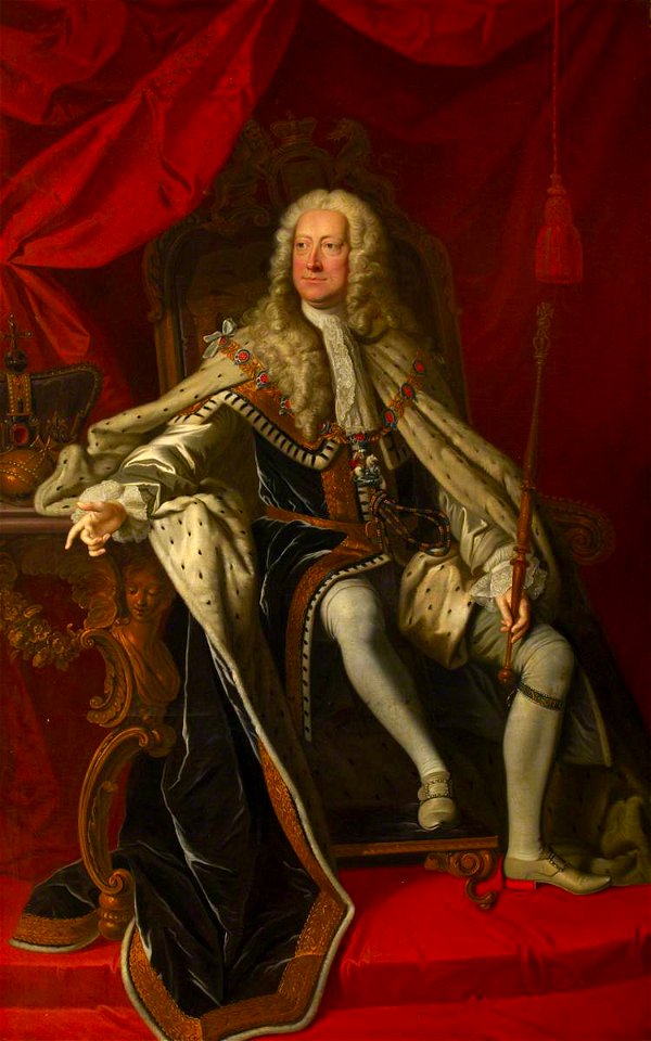 Thomas Hudson (1701-1779) (studio of) - George II (1683–1760) - 766117 - National Trust