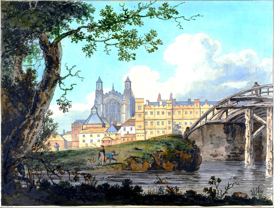 Thomas Girtin - Eton College from Datchet Road - Google Art Project