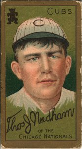 Thomas J. Needham, Chicago Cubs, baseball card portrait LCCN2008677464