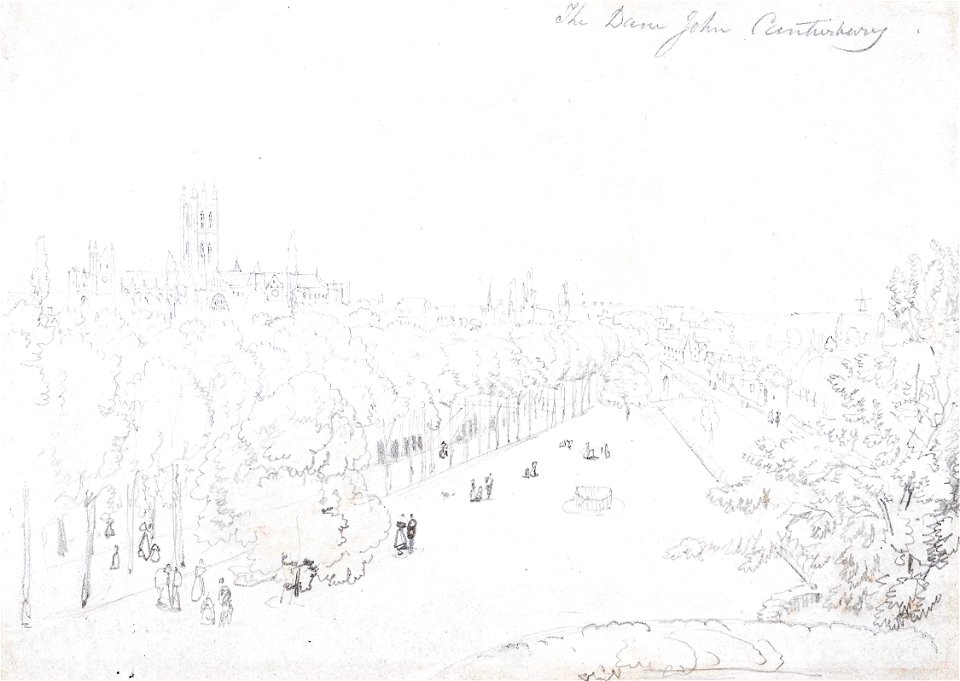 Thomas Hosmer Shepherd - Shepherd-97977 - The Dean John, Canterbury
