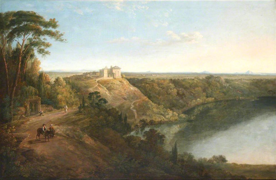 Thomas Jones (1742-1803) - View of Castel Gandolfo - 1548168 - National Trust