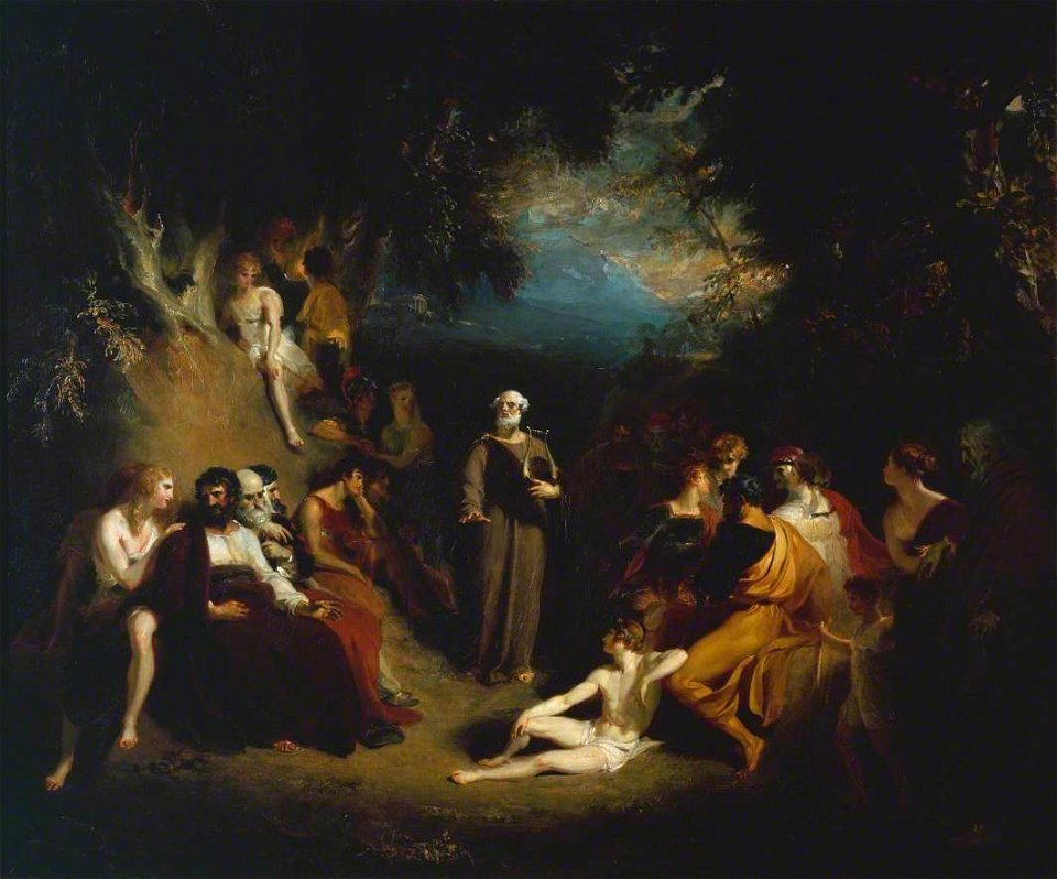 Thomas Lawrence (1769-1830) - Homer Reciting his Poems - T01974 - Tate