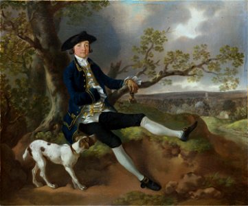 Thomas Gainsborough - Portrait of John Plampin (1752)FXD