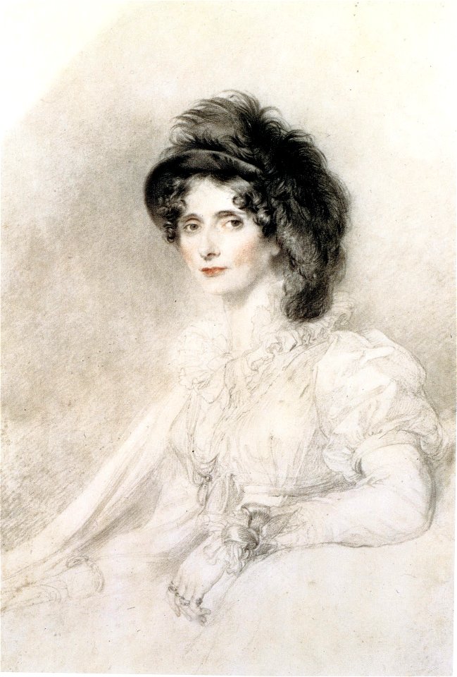 Thomas Lawrence, Portrait of Elizabeth, Duchess of Devonshire (1819)