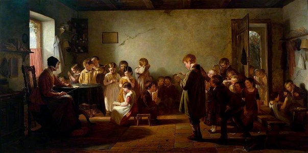 Thomas George Webster (1800-1886) - A Dame's School - N00427 - National Gallery