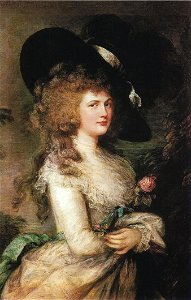 Thomas Gainsborough Lady Georgiana Cavendish. Free illustration for personal and commercial use.