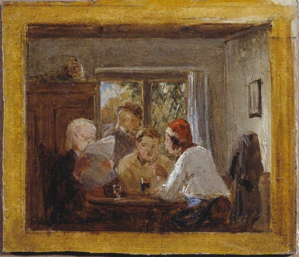 Thomas George Webster (1800-1886) - Study for 'A Letter from the Colonies' - T04145 - Tate