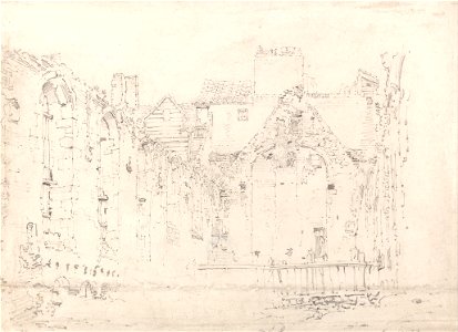 Thomas Girtin - Ruins of Savoy Palace - Google Art Project