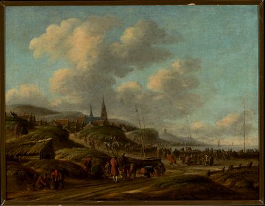 Thomas Heeremans - Coast in Scheveningen - M.Ob.2283 MNW - National Museum in Warsaw