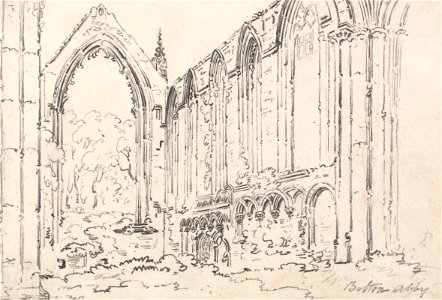 Thomas Girtin - Bolton Abbey, Lancashire - Google Art Project