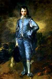 Thomas Gainsborough Boy in blue. Free illustration for personal and commercial use.