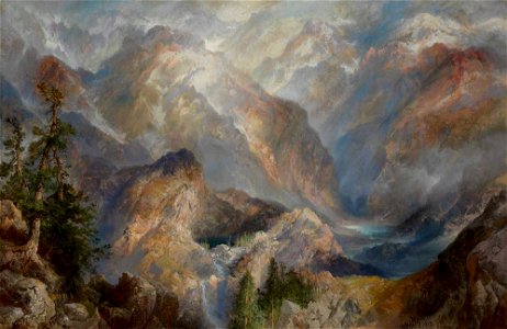 Thomas Moran - Morning in the Sierras, Nevada