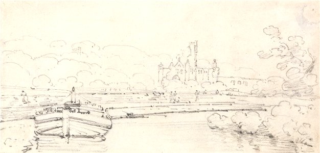 Thomas Girtin - Kirkstall Abbey, Yorkshire - Google Art Project