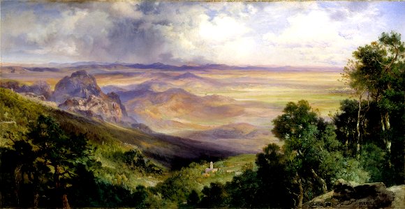 Thomas Moran - Valley of Cuernavaca - Google Art Project. Free illustration for personal and commercial use.