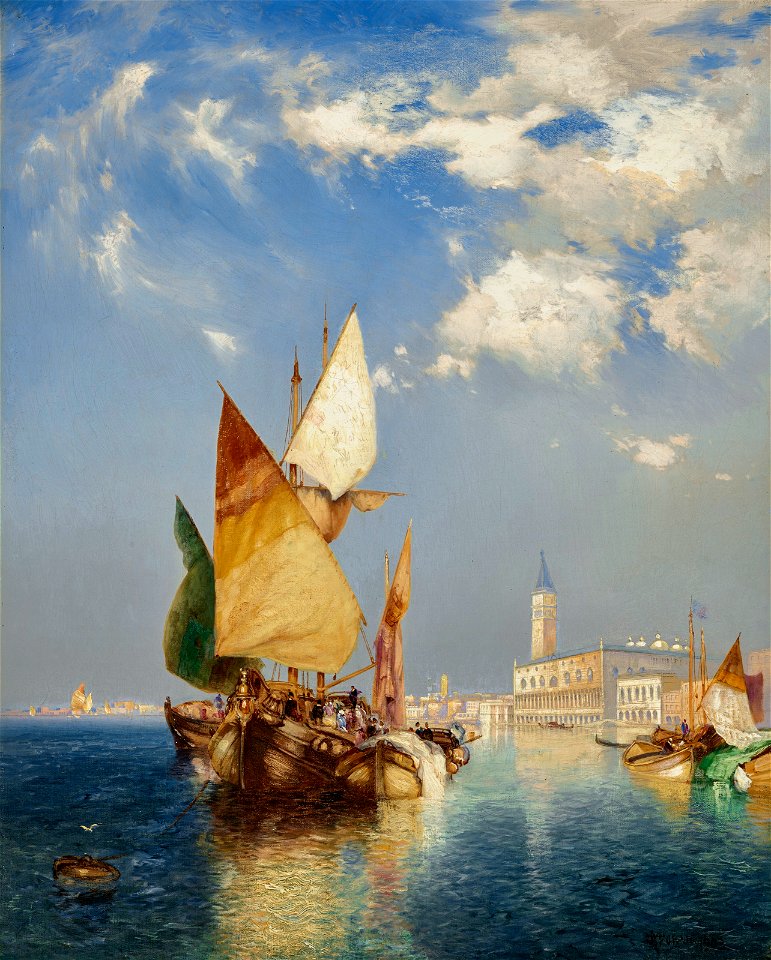 Thomas moran the grand canal venice085231)