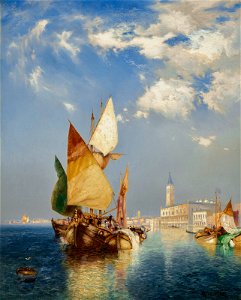 Thomas moran the grand canal venice085231). Free illustration for personal and commercial use.
