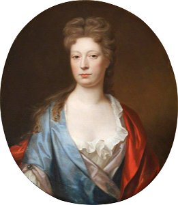 Thomas Murray (1663-1735) (circle of) - Portrait of an Unknown Lady in Blue with a Red Mantle - 1548164 - National Trust