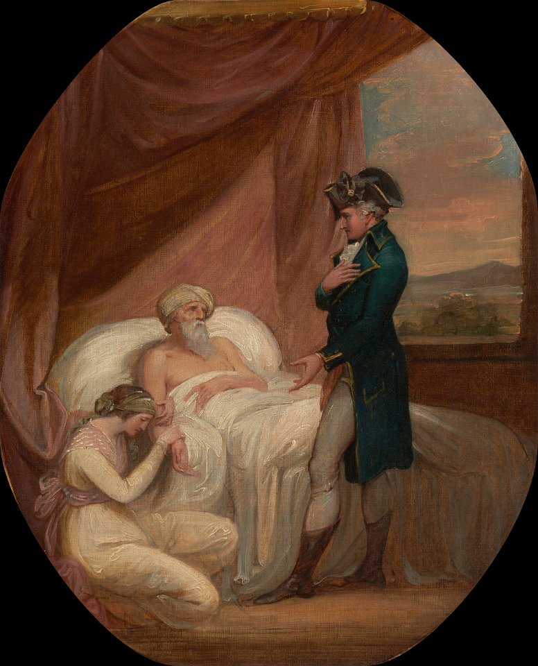 Thomas Kirk - The Brahmin Committing his Daughter Coraly to the Care of Blandford - Google Art Project
