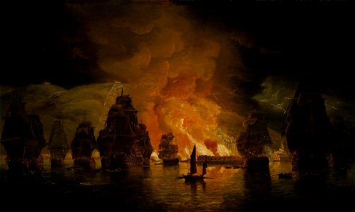 Thomas Luny The Bombardment Of Algiers, 27 August 1816