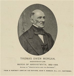 Thomas Owen Morgan Barrister-at-law, Mayor of Aberystwyth, 1862-1864 (5349086)