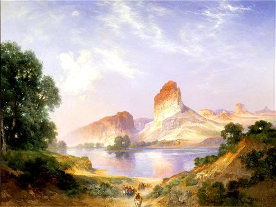 Thomas Moran - An Indian Paradise (Green River, Wyoming)