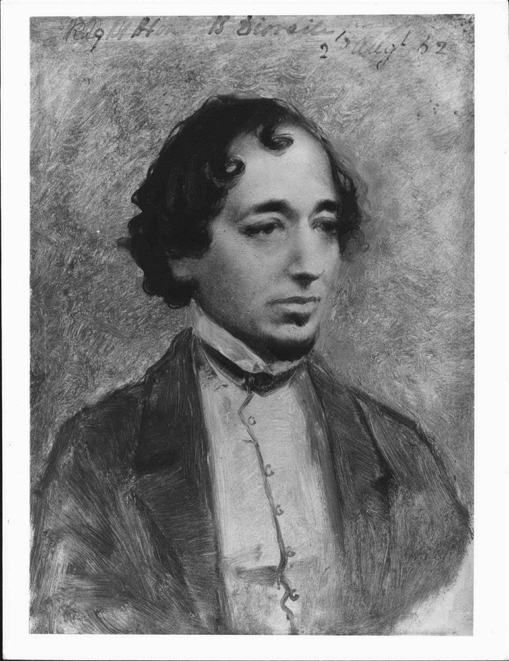 Thomas Jones Barker (1815-82) - Benjamin Disraeli, 1st Earl of Beaconsfield (1804-1881) - RCIN 400635 - Royal Collection