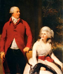 Thomas Lawrence - Mr and Mrs John Julius Angerstein (detail) - WGA12513