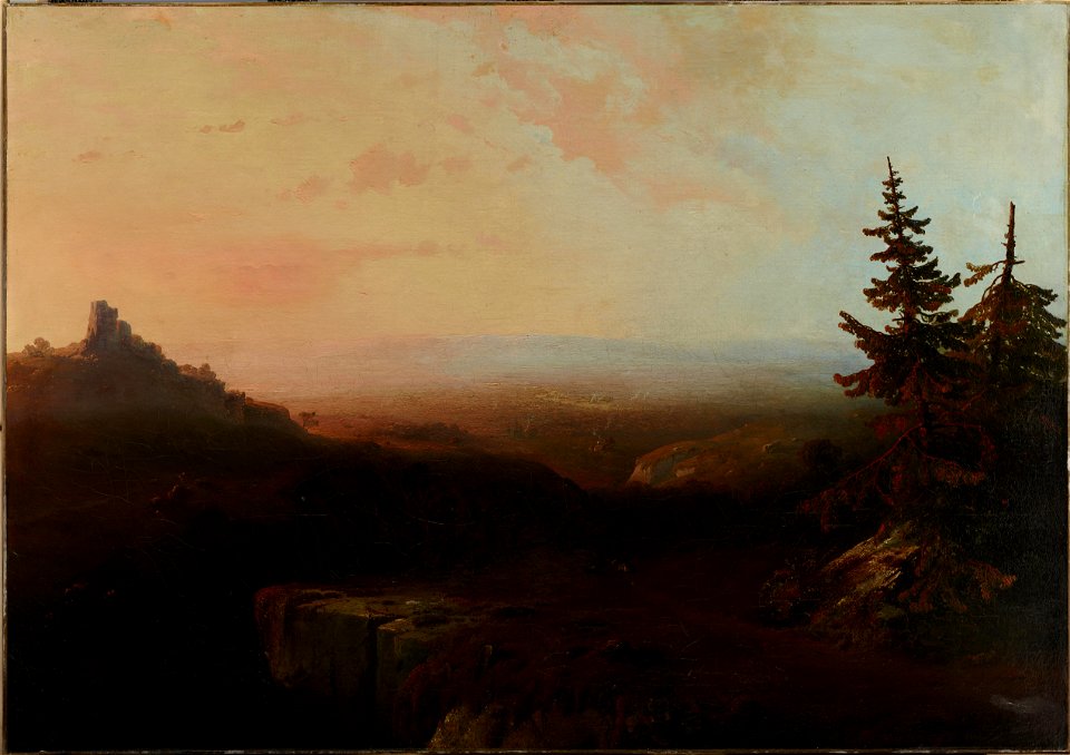 Thomas Moran - Mountain Scene - 1987.479 - Dallas Museum of Art