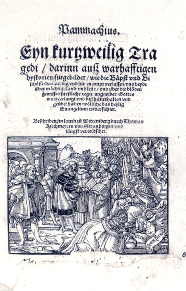 Thomas Naogeorgius Pammachius Bern 1545 (Isny)