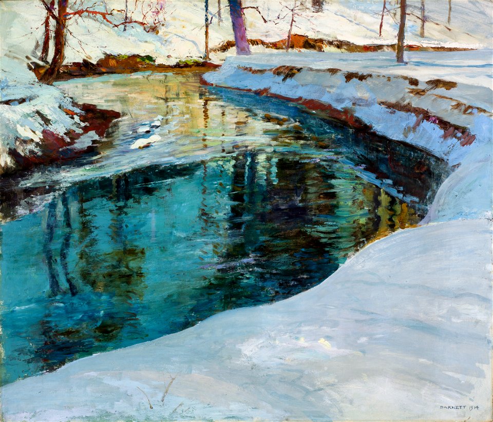 Thomas P. Barnett - Close of a Winter Day - 94-1914 - Saint Louis Art Museum