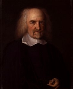 Thomas Hobbes by John Michael Wright. Free illustration for personal and commercial use.
