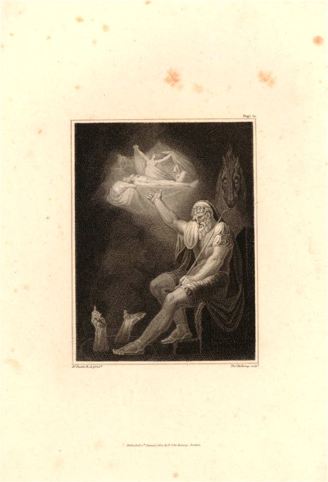 Thomas Holloway - The Descent of Odin, 1800