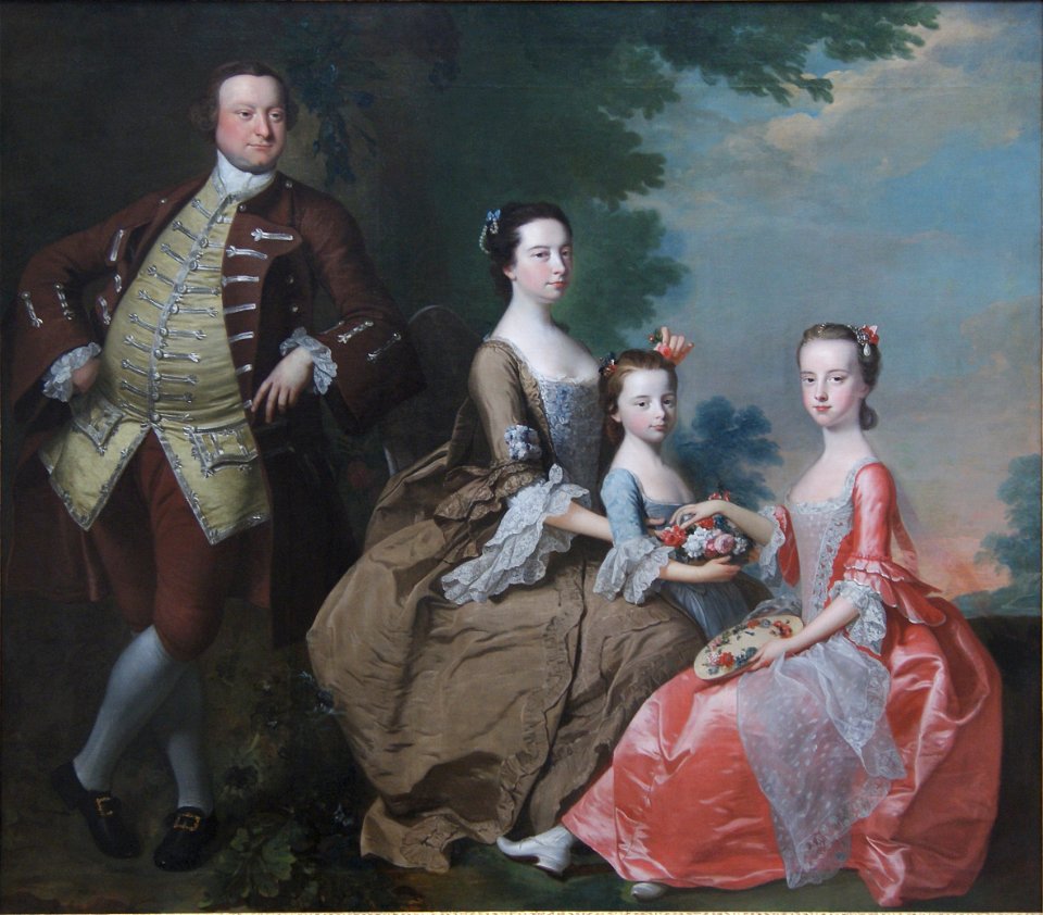 Thomas Hudson, The Thistlethwayte Family (c. 1758, Yale Center for British Art)