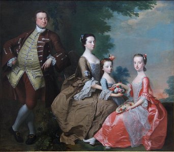 Thomas Hudson, The Thistlethwayte Family (c. 1758, Yale Center for British Art)