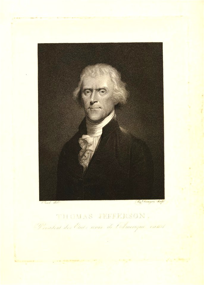 Thomas Jefferson by Auguste Gaspard Louis Boucher Desnoyers