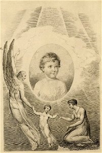 Thomas Malkin by William Blake engraved by William Blake. Free illustration for personal and commercial use.