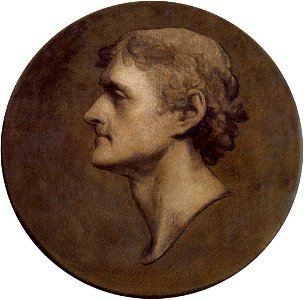 Thomas Jefferson Medallion Portrait by Gilbert Stuart, 1805