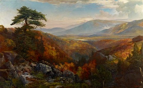 Thomas Moran - Valley of the Catawissa in Autumn - 2005.6 - Crystal Bridges Museum of American Art