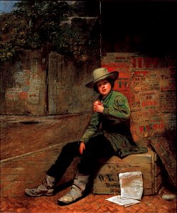 Thomas Le Clear - Buffalo Newsboy - 1942-3 - Albright–Knox Art Gallery