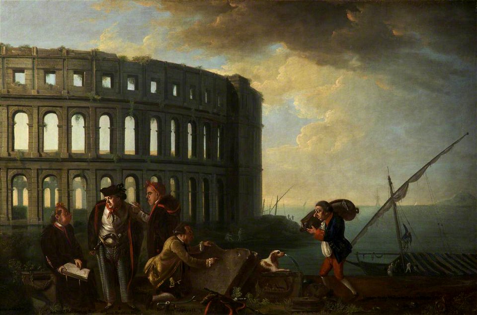 Thomas Patch (1725-1782) - Antiquaries at Pola, Sir Henry Mainwaring (1726–1797), Bt, Jacob Houblon (b.1736), George Harry Grey - 932359 - National Trust