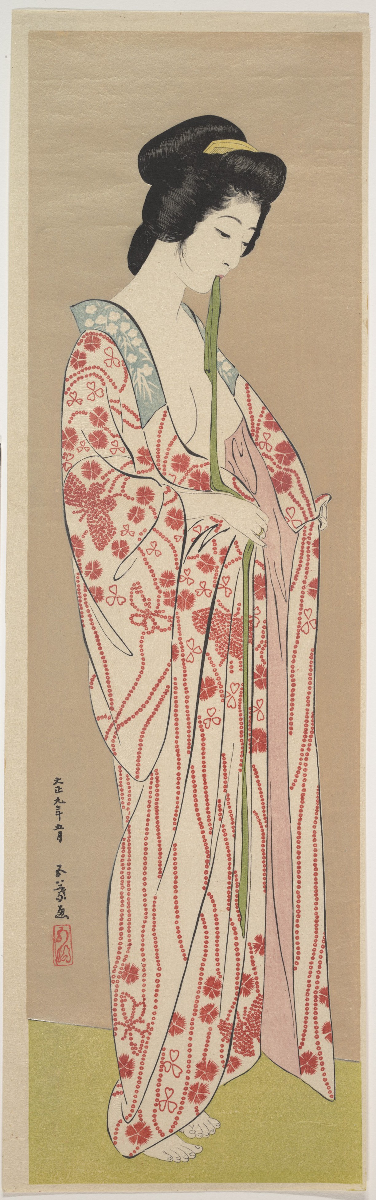 長襦袢の女-Woman Dressing MET DP114920