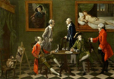 Thomas Patch (1725-1782) - The Cognoscenti, Including Captain Walcot, Mr Apthorpe and Thomas Patch (1725–1782) - 486255 - National Trust