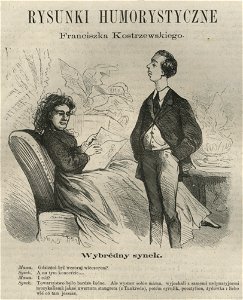 Wybredny synek Rysunki humorystyczne Franciszka Kostrzewskiego (58531)