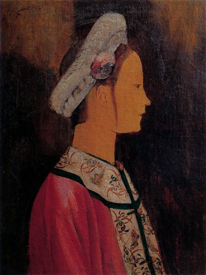 鉸剪眉 by Fujishima Takeji (Kagoshima City Museum of Art)