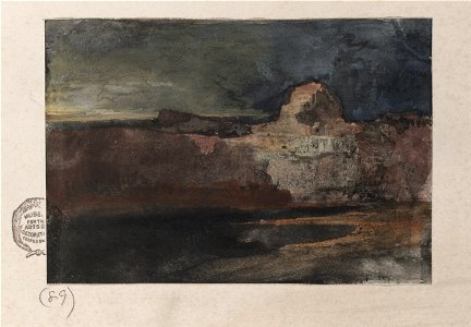 Thomas Moran - Grand Canyon in Stormy Weather, Arizona - Google Art Project