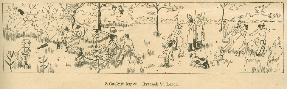 Z Saskiej Kępy Rysunek St. Lentza (77672)