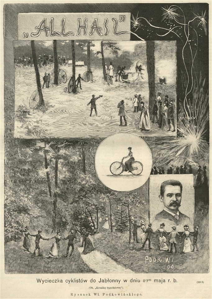 Wycieczka cyklistów do Jabłonny w dniu 11-ym maja r. b. (59716)