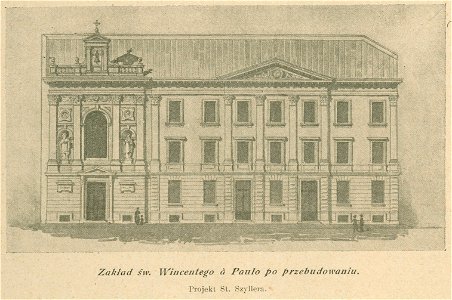 Zakład św. Wincentego à Paulo po przebudowaniu Projekt St. Szyllera (80382)