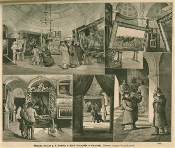 Wystawa obrazów p. A. Krywulta w Hotelu Europejskim w Warszawie (79821)
