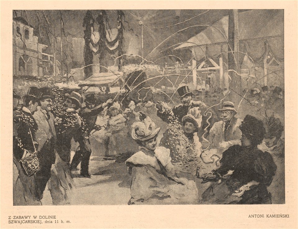 Z zabawy w Dolinie Szwajcarskiej, dnia 11 b. m. (62055)